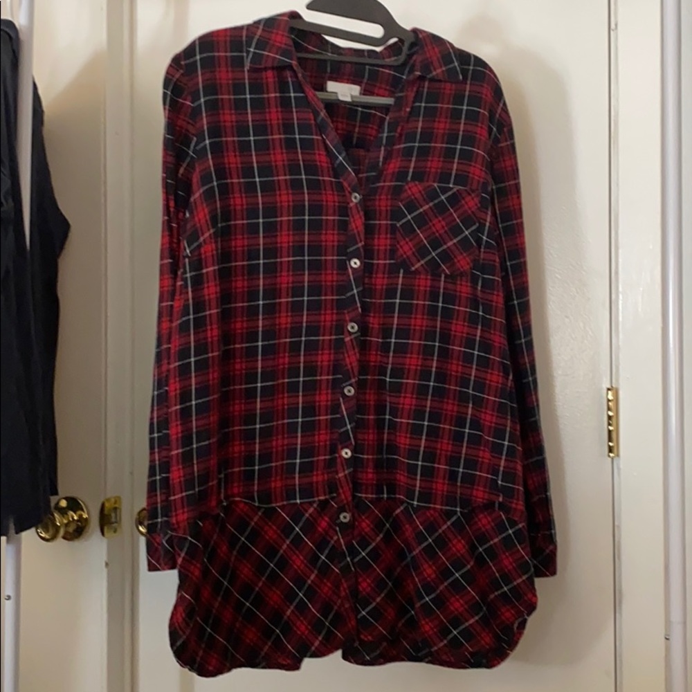 J. Jill plaid tunic